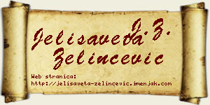 Jelisaveta Zelinčević vizit kartica